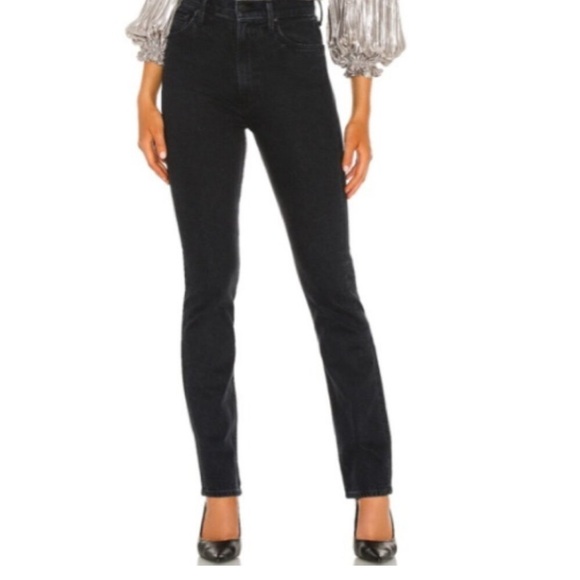 MOTHER Denim - Mother jeans High Waisted Rider Skimp Not Guilty Black 29 Classic casual